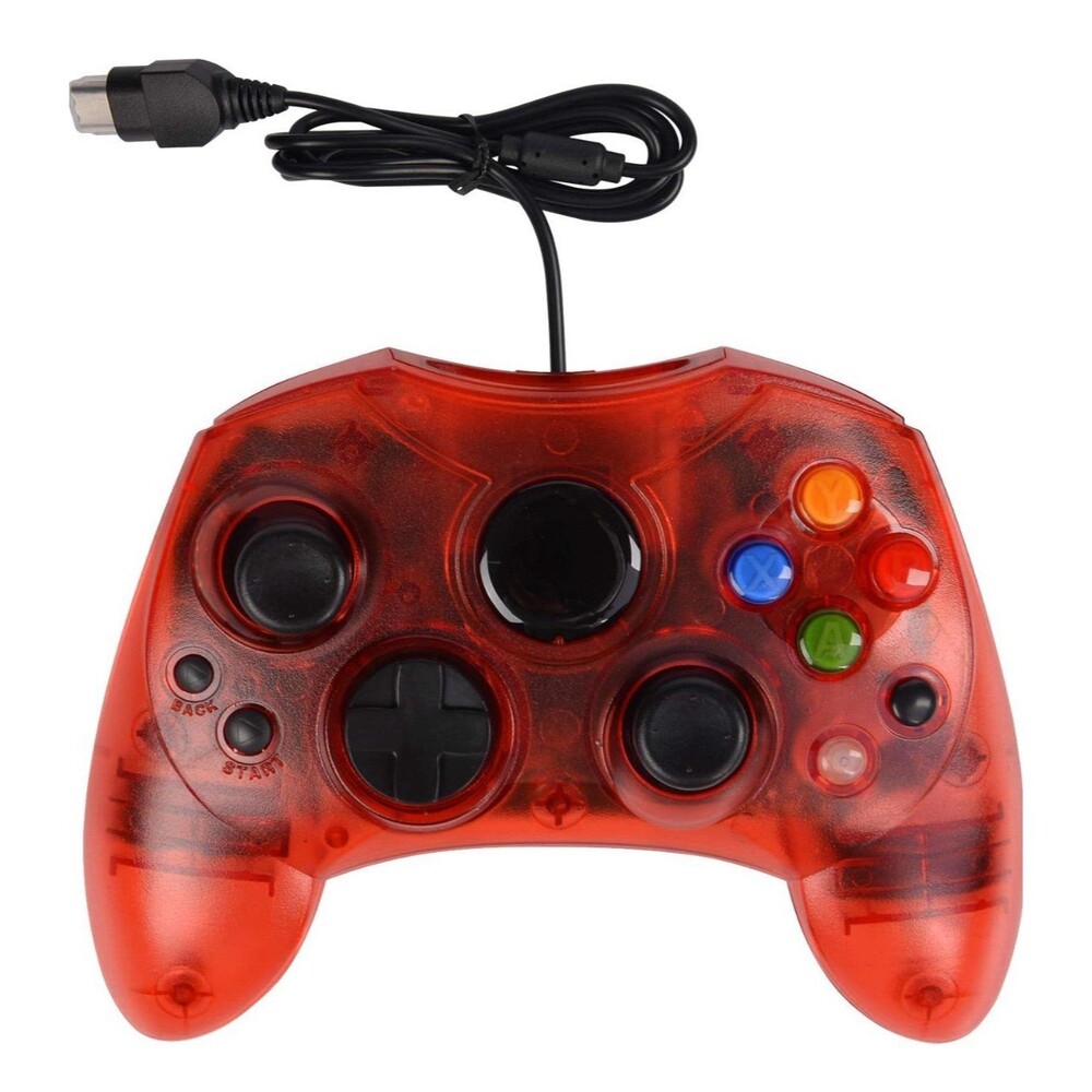 Wired Gamepad Joystick Controller Compatible With Microsoft Classic Xbox S-type